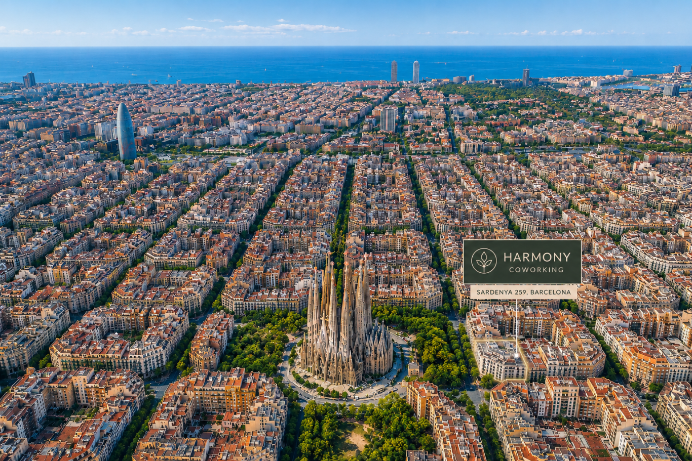 Ubicación de nuestro centro. Nuestros despachos se encuentran en el corazón de Barcelona.